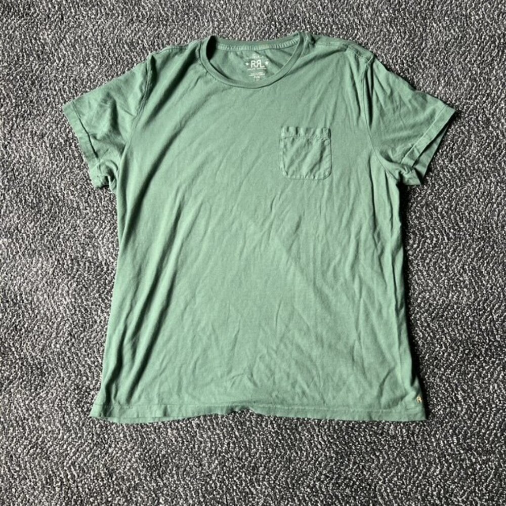 Ralph Lauren Double RL Short Sleeve garment dyed tee